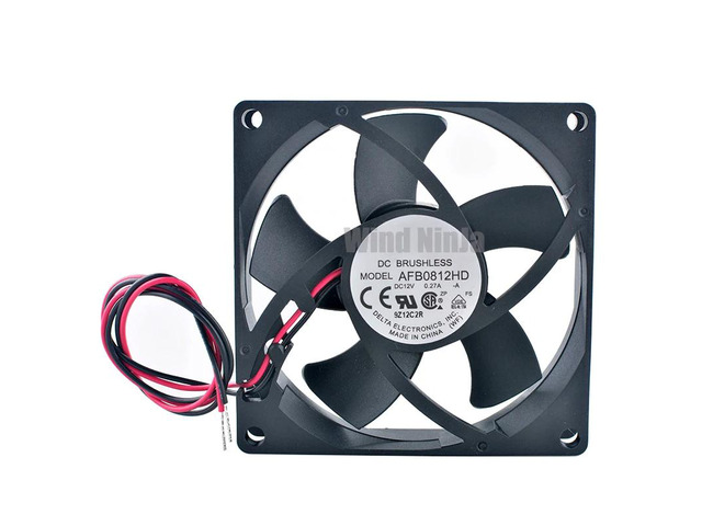 AFB0812HD 8cm x 80mm Dual Ball Bearing Cooling Fan DC12V 0.27A 4200rpm Suitable for computer hardware such as cases, CPUs, and power supplies.
