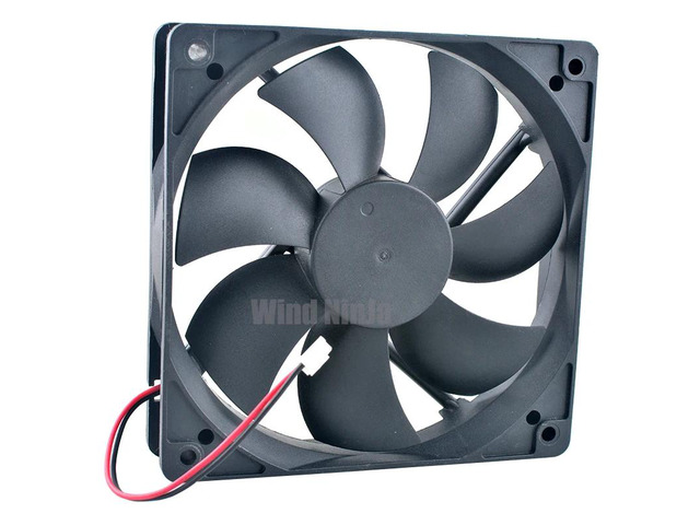 12cm (120mm) cooling fan, dimensions 120x120x25mm, model 12025, DC 12V, 0.10A, speed 1600rpm, with hydraulic bearing, suitable for computer case...