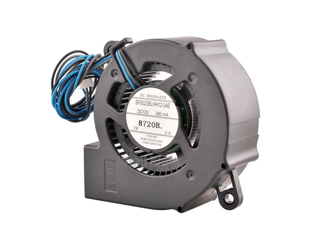 SF6023BLHH12-04E 6cm diameter centrifugal blower, 60x60x23mm, DC12V 280mA, 3-pin projector cooling turbine.