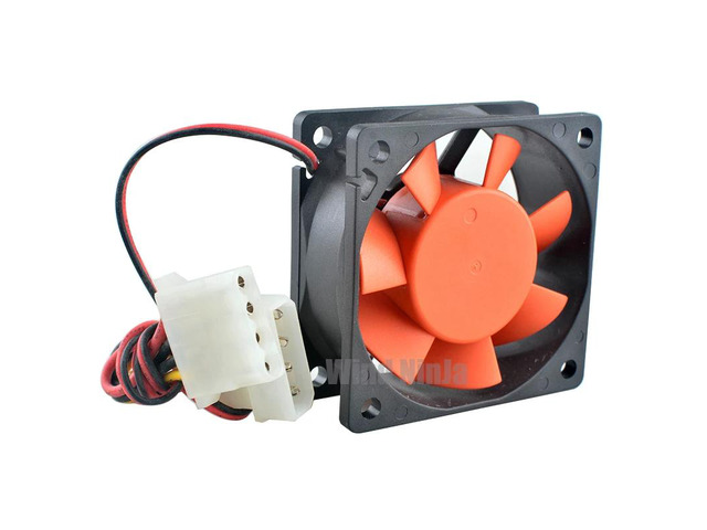 TT-6025 A6025L12S Silent Cooling Computer Fan, 6cm x 60mm x 25mm, DC12V 0.12A, suitable for computer cases, CPUs, and power supplies.