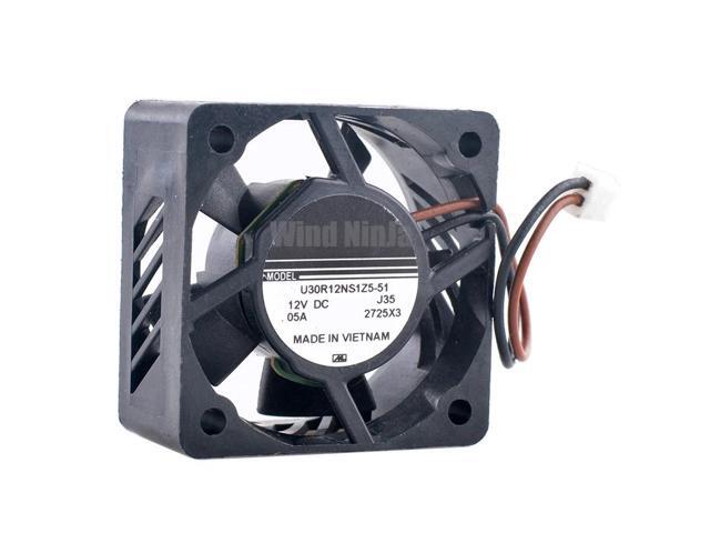 U30R12NS1Z5-51 3cm 30mm fan 30x30x15mm DC12V 0.05A 2pin Micro cooling fan for printer power supply