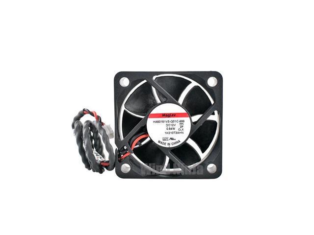 Silent cooling fan, 5cm x 50mm, miniature low-noise DC12V 0.84W, power supply HA50151V3-Q01C-999, suitable for 50x50x15mm cases.