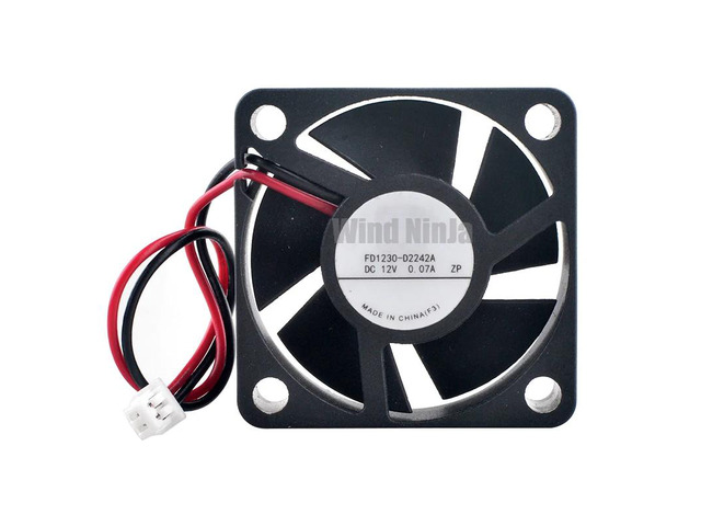 FD1230-D2242A 3cm 30mm Micro Cooling Fan 30x30x10mm DC12V 0.07A 2-Pin Double Ball Bearing for Routers And Printers