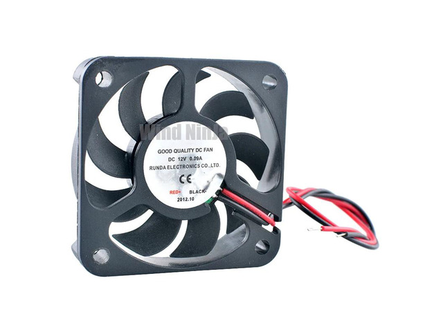 RSH5010 5cm (50mm) Fan 50x50x10mm DC12V 0.09A 2-pin 4500rpm Axial Fan Heatsink for Power Chargers and Humidifiers