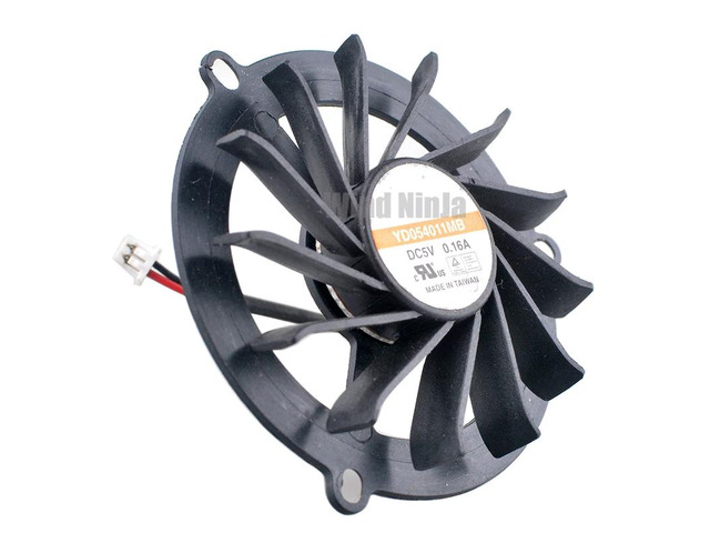 YD054011MB Dual ball bearing cooling fan, 48mm diameter, 43x43x43mm hole spacing, DC5V 0.16A, graphics card cooling fan.