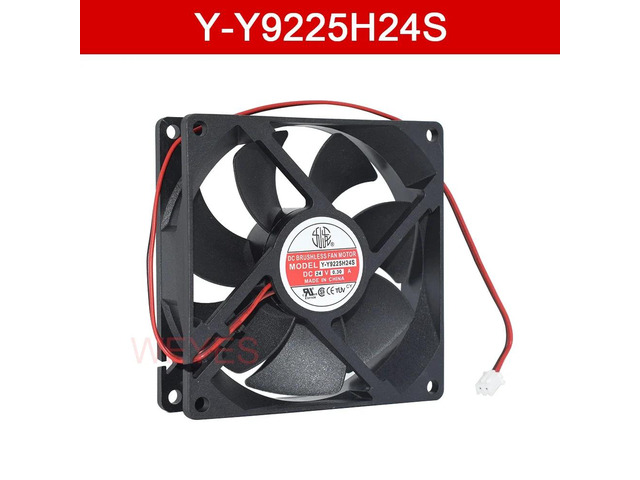 A new type of heat sink suitable for welding machines producing Y-Y9225H24S DC 24V 0.3A 92*92*25MM 2-pin cooling fans.