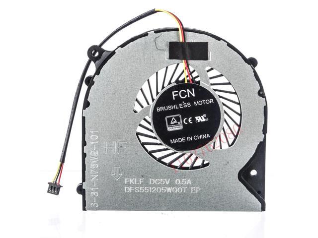 CPU cooling fan for laptops W350DW F57 m510D1 F57 F57-D5R D1 D1T D2 D3 D2R 6-31-N5502-102 DFS551205WQ0T FH22