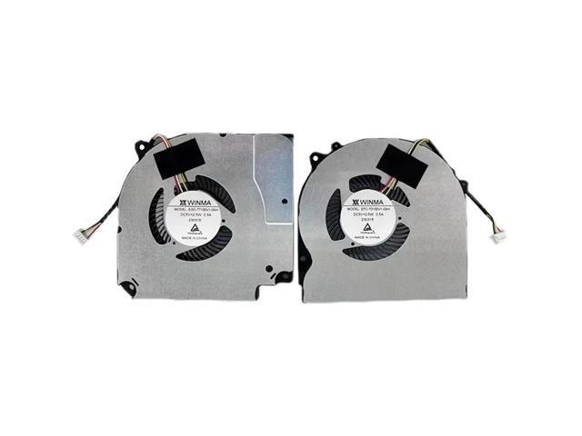 CPU+GPU cooling fans for Z7M-CT5NA, Z7M-CN7NA, Z7M-CT7NK, and T58-V series laptops