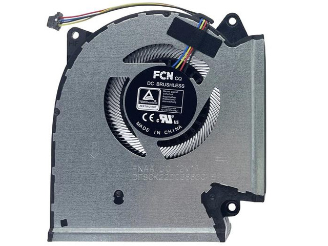 GPU cooling fans for (2022) G533Q, G513QR, G513R, G513RM, G513RW, G713QR, and G733QS series, DC 12V.