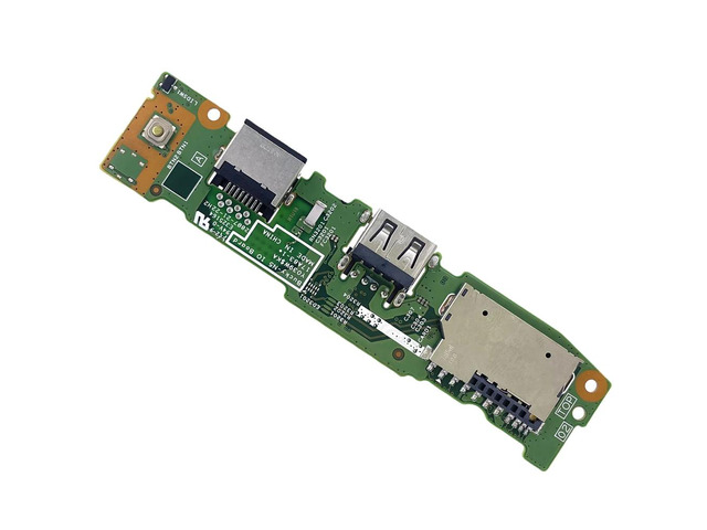 Replacement power button with USB port and SD card reader for 14 5480 5485 5488, 15 5580 and Vostro 5481 5581 series.