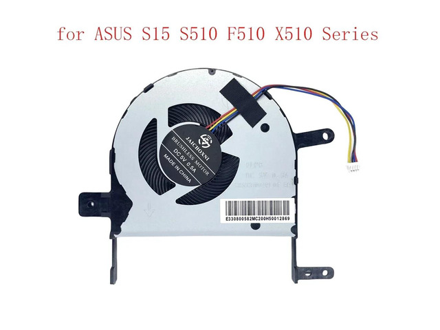CPU cooling fans suitable for S15, S510, F510UA, F510UA-AH51, F712FA-DB51, S510U, S510UQ, S510UA, X510, and X510U series CPUs.
