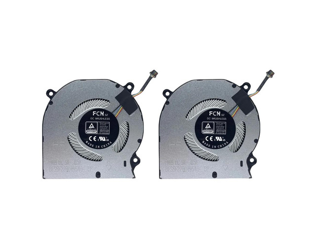 2 PCS Replacement Cooling Fans for MateBook 14s HKD-W56 HKD-W76 5V 4-pin 4-wire Laptops