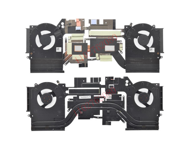 Laptop cooling fan (with heatsink) for M15 R3: DFS5K323161A1E 01F4FV DFS201105AE0T 087HF0 DC5V 0.5A