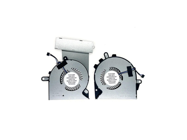 CPU+GPU fan replacement parts for 15-CE and 17-an series CPUs (929455-001 and 929456-001)