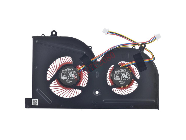 Replacement (GPU) cooling fan BS5005HS-U2F1 for GS63, GS63VR, GS73, GS73VR, GS62, GS72, MS-17B1, MS-17B2 series