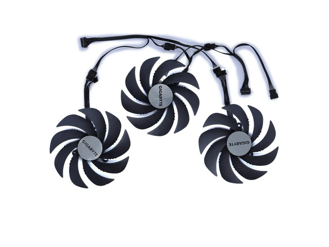 GAH3S2U 3-fan GPU cooler, graphics card fan, suitable for 4090/4080 OC, suitable for RTX4090 WINDFORCE V2, graphics card cooling