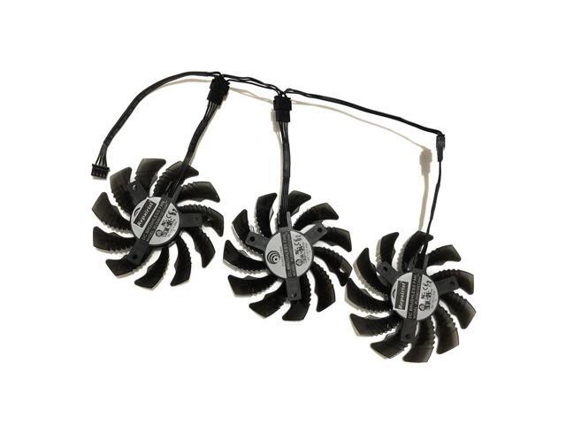 Triple PLD08010S12HH, GPU VGA cooler, graphics card fan, suitable for GTX 1080/1070 Ti G1 Gaming and GTX 1060 ROCK.