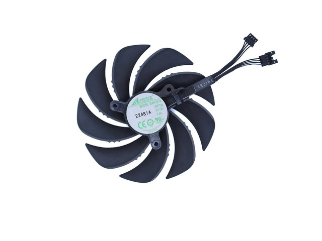PCS A Fan GAH3S2U, GPU cooler, graphics card fan, suitable for 4090/4080 OC, suitable for RTX4090 WINDFORCE V2, graphics card cooling