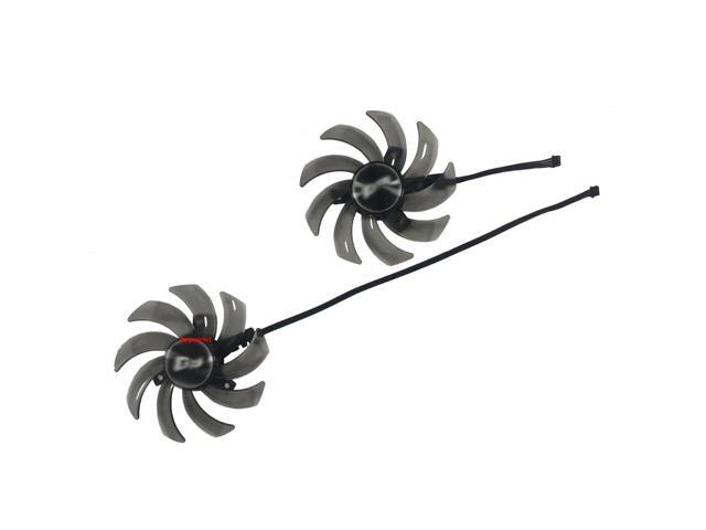 Graphics card fans, 2 units/set, 5.5mm connector, TH9210S. Compatible with RTX 2060, RTX 2060 SUPER, 2060S, Phoenix GS, Ghost OC.