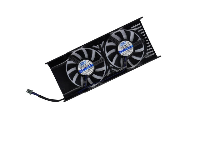 Graphics card fan, GPU cooler, 4800rpm XY-D05510S or 4000rpm XY-D05510S, suitable for GTX 1050Ti and 1050 LP graphics cards.