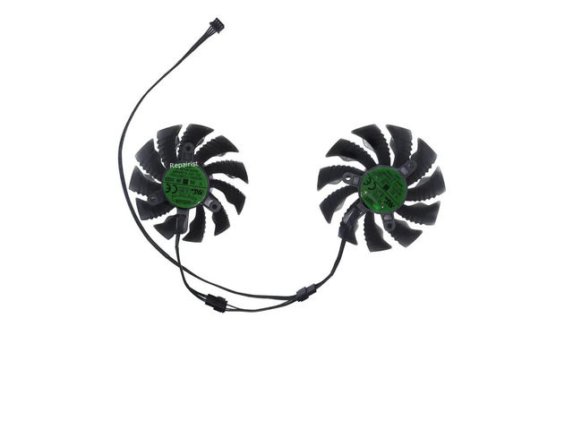 (2 units) T129215SU and T128015SU, graphics card cooling fans, suitable for RTX 3090 EAGLE, 3080 EAGLE, and 3080Ti EAGLE OC.
