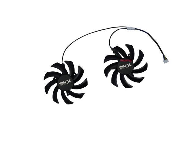 Two FDC10H12S9 C fans per set, compatible with Sapphire HD6850, HD6970, HD7870 2G, HD7950, HD7970 R9 280X graphics cards, CMP 30HX fan, P104-100.
