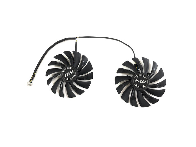 Two VGA GPU fans (PLD10010B12HH/PLD10010S12HH) are available for GTX 960, 950 GAMING, GTX 1080, 1070, and 1070 Ti Armor graphics card cooling.