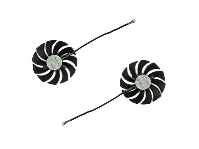 2 x 95mm GAA8S2U GPU VGA coolers, graphics card fans, for GeForce RTX 3070 AMP Holo
