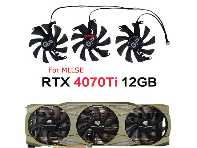Graphics card cooler for RTX 3080 Ares 10GB and AFOX RTX3080 10GB, 3 pieces/set, T129215SU