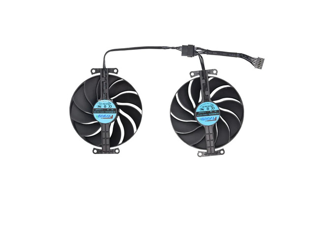 2-fan FD9015U12D VGA GPU cooler, suitable for dual RTX 4060 OC 8GB or dual RTX 4060 Ti Advanced 16GB graphics cards.