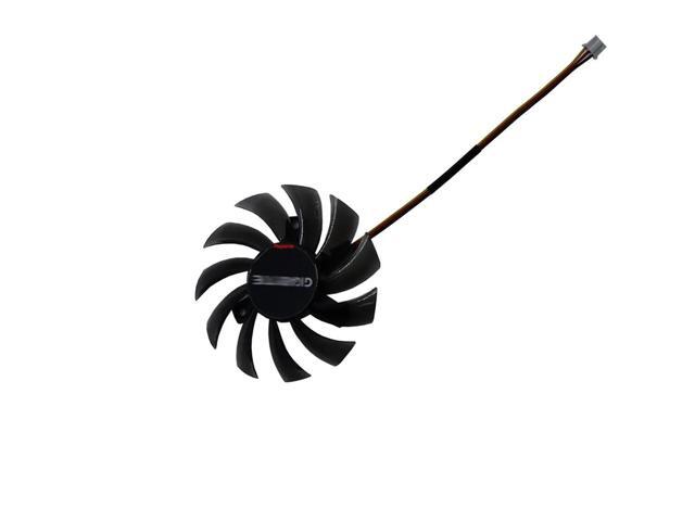 Graphics card fan for GeForce GT 1030 2GB OC, GV-N730, and GV-N610AX-1GI, VGA GPU cooling, T128010SM, 3-pin, 3-wire.