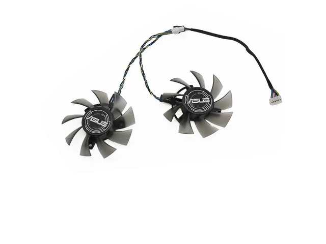 Two units per set, T128015SU, graphics card cooling fan, suitable for dual GTX 1650 graphics cards, also suitable for dual GTX 1660Ti graphics cards.
