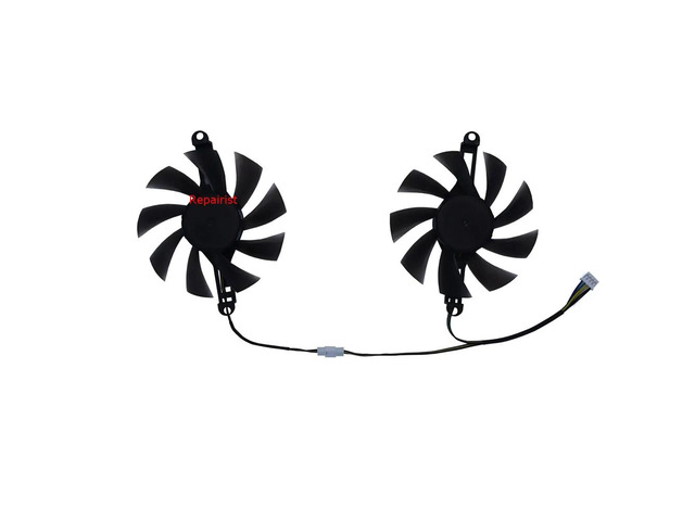 2 pieces/set, GPU graphics card cooler, graphics card fan, FL8015 12VB, FL801512VB, for AMD RX 6600M 8GB, for RX 580 8GB GDDR5