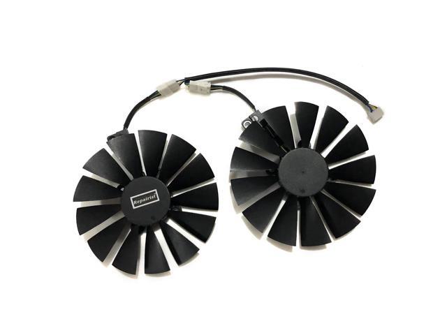 2 units/set, PLD10010S12H, VGA fan, suitable for Cerberus GTX 1070Ti 8G, Poseidon GTX 1080Ti, GTX 1050Ti GAMING graphics cards.