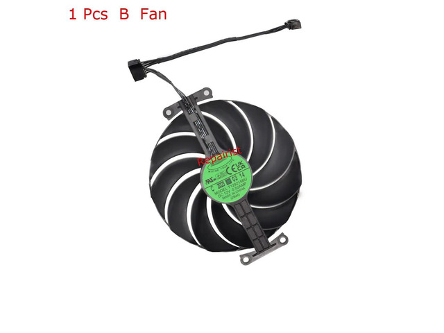 One B-fan cooler for the RX 9070 XT OC (RX9070XT-O16G) graphics card, GPU cooling, T129215BU.