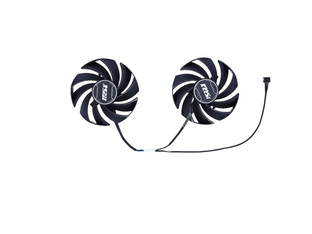 Graphics card fan/GPU cooler for RTX 4060 VENTUS 2X BLACK OC 8G and 4060Ti VENTUS 2X BLACK OC 16GB, model: PLD09210S12HH