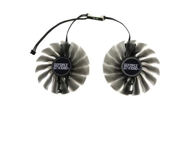 One Type B fan for graphics card cooling, suitable for GTX 1070, 1080, 1080Ti, Super 1080, Phoenix GS, and FD10015H12S.