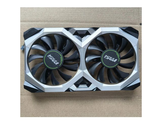 Graphics card fan, graphics card cooler, HA5510H12F-Z HA8010H12C-Z for GTX 1650 Ventus XS 4G graphics card.