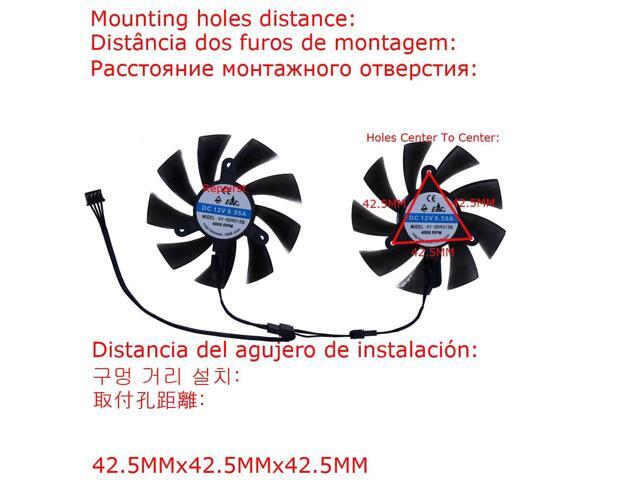 units/set, XY-D09015B, VGA heatsink, for 51RISC RX580 8G GAMING, for 51RISC RX 580 DE 8GB 2048SP