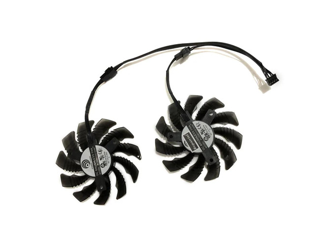 GPU cooling fans for RX 550 OC 2GD and GIGABYTE RX560 OC 4GD graphics cards, 2 units/set, T128010SU