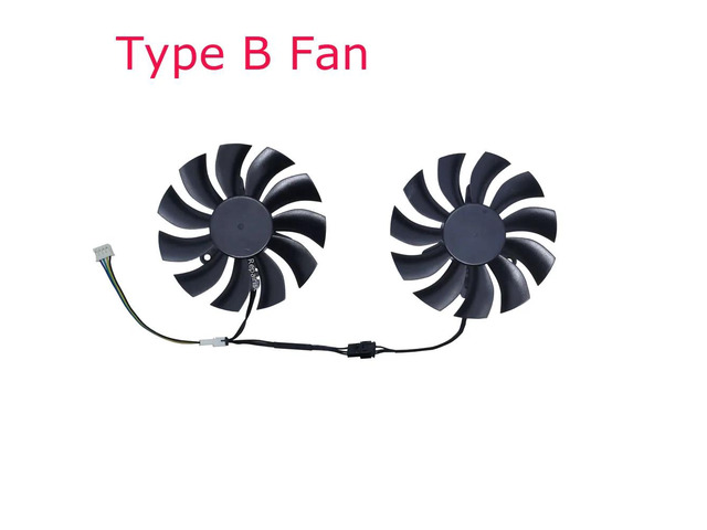 Type B fans are suitable for VGA graphics card cooler fans in laptops, compatible with RTX 3060M 6GB, 3070M, RTX3070M 8GB, etc., 2 units/set,...