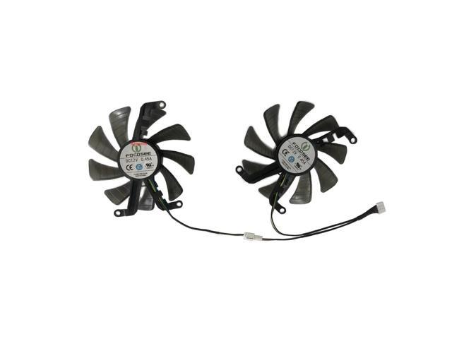 2 pieces/set, FY09015M12LPA, graphics card fan, VGA cooler, suitable for RTX 2060 one-click overclocking version, suitable for GTX 1660 Snapdragon.