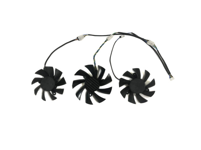 VGA graphics card cooler for RTX 3090, can replace PLA09215S12H+PLA08015S12HH, 3 units/set, dimensions are 75mm*2+85mm*1