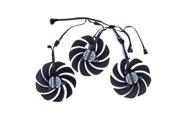 3-fan PLD10020S12H GPU cooler, suitable for RTX 4090 and 4080 WINDFORCE V2, and also suitable for RTX 4090 AERO graphics card cooling.