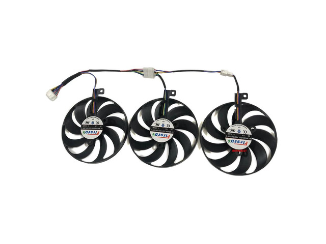 3-piece set, FDC10H12S9-C, graphics card fan, suitable for RX 5700, RTX 2080 Ti, RTX 2080S OC 8G gaming graphics cards.