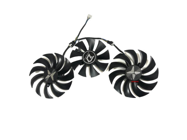 3-piece set: GAA8S2U GA91S2H, graphics card fan, GPU cooler, suitable for Dataland RX5600 6G X, Dataland RX 5600 5700 XT X, graphics card cooling.