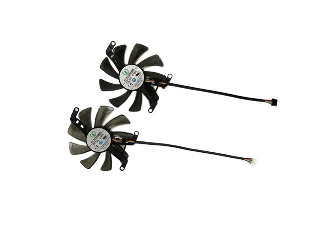 2-pin FY09015M, dual graphics card fan, suitable for RTX 3060 3070 3050 3060Ti, and 4060 8GB, VGA GPU video cooler.