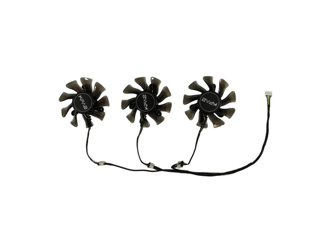 3 x GA82S2H GPU VGA cooling fans, suitable for GeForce RTX 2080/RTX 2080 Ti SG Edition (one-click overclocking) graphics card cooling replacement.