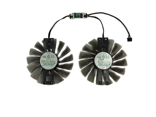 2 units/set, GAA8S2U, GPU cooler, graphics card fan, suitable for GTX 980, GTX 1080 Ti, 1080, 1070 Ti, 1070, Jetstream, fan.