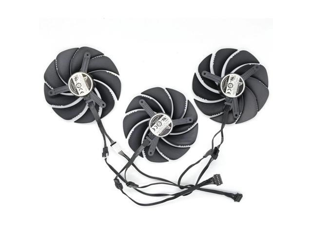 Three GFY10020 GPU coolers for RTX 5090, Windforce 5090, 5080, and 5070 OC graphics cards, model PLD10020S12H or GFY10020H12SPB.